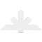 Ekena Millwork Kennewick Architectural Grade PVC Gable Bracket, 48"W x 24"H x 2"D x 6"F, 12/12 Pitch GBP048X24X0206KEN00 - alternate 2
